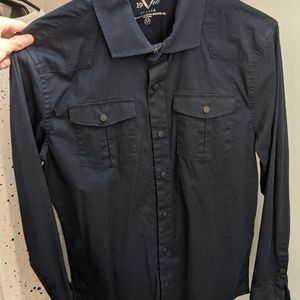 Dark Blue Dress Shirt